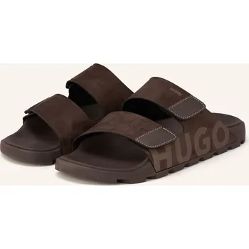 Pánská obuv Hugo Pánské Pantofle Evander, tmavě hnědá, 42