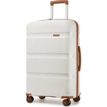 Kono KSK2492L Kufr spinner 75cm Krémová Polypropylen