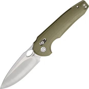 kapesní nůž Bestech NOCTAR 14C28N Satin finish with OD green G10 handle BG66B