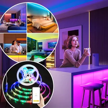 LED páska Haushalt international LED - RGB pásek s WIFI ovládáním, 3 m 832630