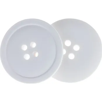 Knoflík Knoflík - sada 3 ks - průměr 35 mm, bílý