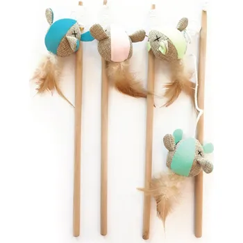 Hračka pro kočku M-Pets škádlítko myš (mix barev)