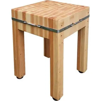 Kuchyňské prkénko Špalek řeznický s jednou obručí 60x60x23cm