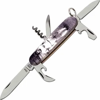 Bojový nůž Zavírací nůž (5) Mikov 100-NH-6 AK-LEGENDY-LADISLAV VÍZEK/LIMIT.SÉRIE dárk. krabička (Pátá osobnost limitované edice "FOTBALOVÉ LEGENDY")