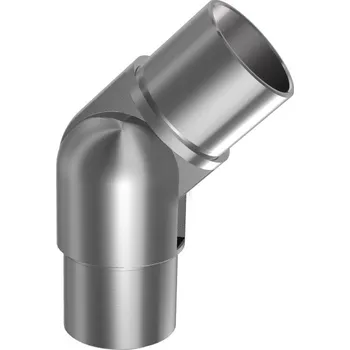 Zábradlí Hahn Steel Kloubový spoj pro O48,3 x 2,0 mm, broušený, AISI 304