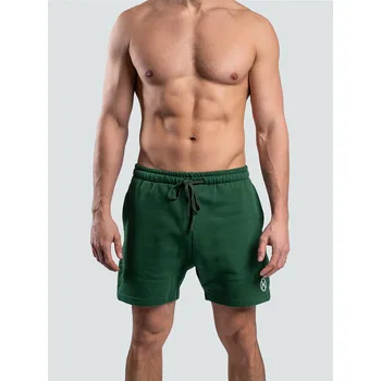 BrainMax pánské kraťasy, tmavě zelené Velikost: M Kraťasy pro muže ze 100% bavlny