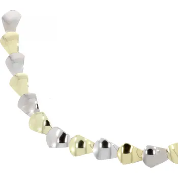 Náramek Zlatnictví Helios Zlatý kombinovaný pevný náramek