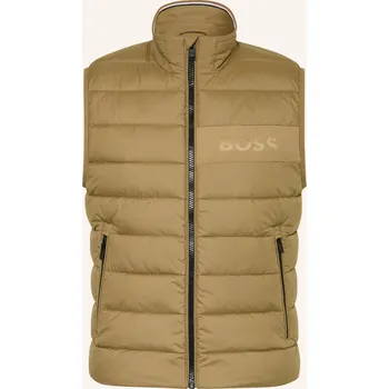 Boss Pánská Prošívaná Vesta Cenito, olivová, 50