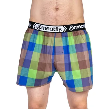 Pánské spodní prádlo Meatfly pánské boxerky Gigi Double Pack Orange / Brown | Oranžová | Velikost M