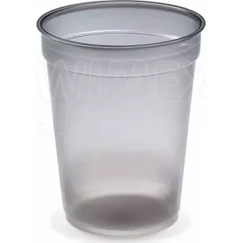 Kelímek vratný 0,4 l Reware Cheers, kouřový (PP) průměr 95mm [25 ks] (PP751)