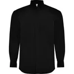 Pánská košile s dlouhým rukávem Aifos, černá, Velikost M
