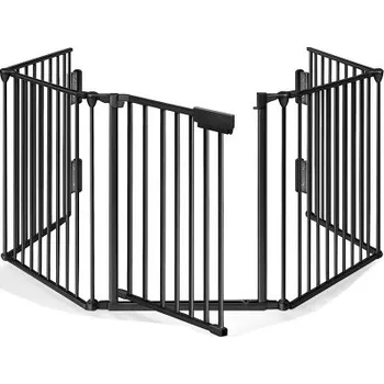 Dětská zábrana Dětská bezpečnostní zábrana, 180 cm, černá - N KIDUKU