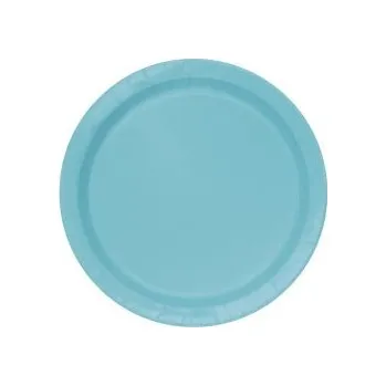Talíř Talířky papírové EKO - modrozelené 23cm/8ks