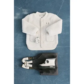 Dětská bunda Liewood Lora Pile jacket LW20642.PPY2 béžová 08X, vel. 92