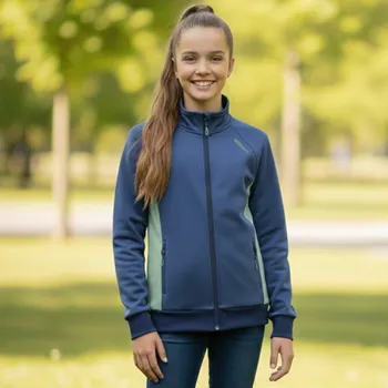 Dívčí oblečení DÍVČÍ MIKINA tmavěmodrá Kugo MM9817