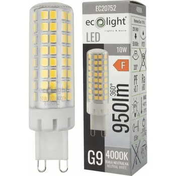 Žárovka Žárovka G9 LED 10W 4000K 950lm - neutrální bílá