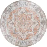 Modro oranžový kulatý koberec ø 200 cm Havana - House Nordic ID_1466870