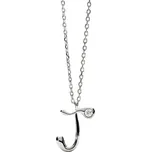 PDPAOLA Stříbrný náhrdelník písmeno "J" Initial CO02-B83-U (řetízek, přívěsek) + 2 měsíce na vrácení zboží