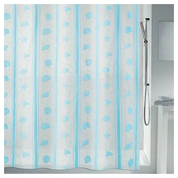 Sprchový závěs Spirella sprchový závěs EAUVILLE, motiv šneci, průsvitný, 180 x 200 cm, PEVA (cs, SPIRELLA)