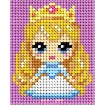 Set školních potřeb Haft. Moje pierwsze wyszywanie - Księżniczka