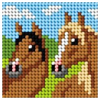 Set školních potřeb Haft. Moje pierwsze wyszywanie - Konie