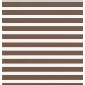 Roleta Zebra roleta hnědá 145x150 cm šířka látky 140,9 cm polyester