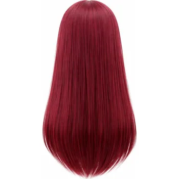 Paruka Tmavě červená paruka - 60cm