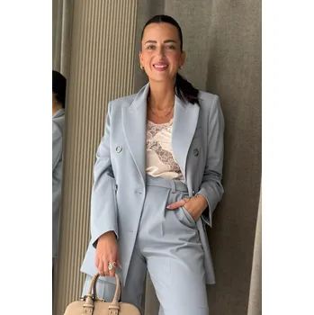 Dámské sako Dámské sako PINKO GUINEANA 106491A32GE87 světle modré Velikost: 40