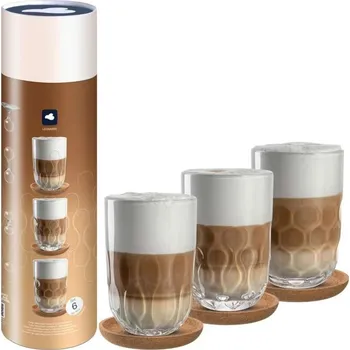 Sklenice Leonardo sada latte macchiato Gocce 390 ml 6 ks