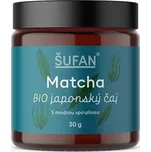 Šufan Japonský čaj Matcha s modrou spirulínou BIO 30 g