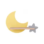 LED Dětské nástěnné svítidlo s poličkou MOON LED/5W/230V (bazar)