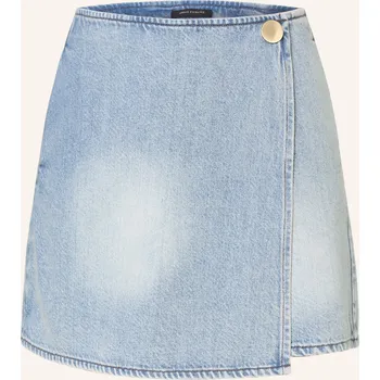 Dámská sukně Armani Exchange Dámská Džínová Sukně S Náprsenkou, modrá, 34