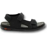 Pánské zdravotní sandály Mediline kožené černé - 45