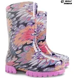 Dětské holinky DEMAR TWISTER PRINT M paví pero 30/31