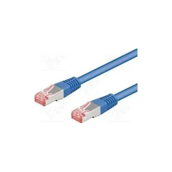 Síťový kabel Patch cord S/FTP 6 lanko Cu LSZH modrá 25m 28AWG