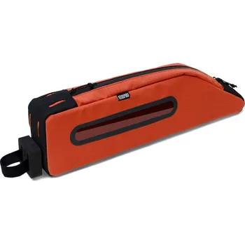brašna na kolo Capsuled Taška na rám kola Top Tube Bag 2,5l Orange Rust, Černá/Žlutá/Červená Barva: Orange Rust, Výrobce / Distributor: GROFA® Action Sports GmbH, Otto-Hahn-Straße 17, 65520 Bad Camberg – GERMANY, grofa@grofa.com, www.grofa.com, Ph. +49 (0) 6434 20, Obje