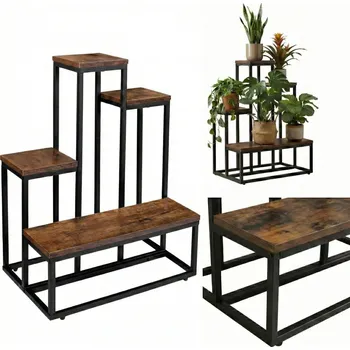 Stojan na květiny Edaxo Loftový stojan na květiny ILO, 51 x 34 x 67 cm