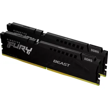 Operační paměť Kingston FURY Beast EXPO/DDR5/128GB/5600MHz/CL36/2x64GB/Black