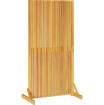 Paraván Obrazovka pro soukromí Hnědá 79.5 x 50 x 150 cm