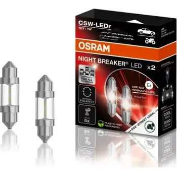 Autožárovka Osram 12V 5W sufit C5W LED Osram Nightbreaker