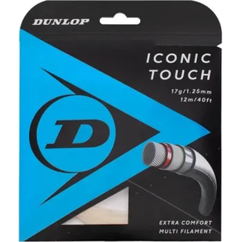 Tenis DUNLOP ICONIC TOUCH NATURAL 12 m tenisový výplet - 1,25 mm