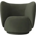 Křeslo Rico, Rich Velvet, Pine – Ferm Living