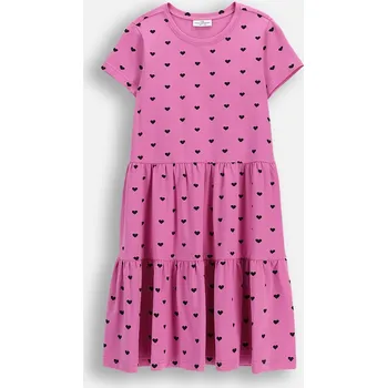 Dívčí šaty Dívčí šaty Coccodrillo WC6129202VGA růžová 30X, vel. 104