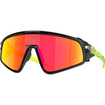 Sluneční brýle Oakley Latch Panel Inner Spark Collection – Black Ink/Matte Tennis Ball Yellow/Celeste Neuron Frame/ uni