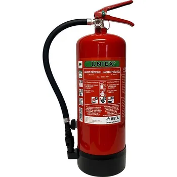 Hasicí přístroj Hasicí přístroj pěnový 6L F6 UNIEX bez fluoru, S REVIZÍ Hasicí přístroj pěnový 6L F6 UNIEX bez fluoru, S REVIZÍ Kód: 27798