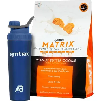 Protein Syntrax Matrix + kovová láhev AeroBottle zdarma Velikost: 1 pack