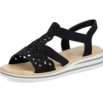 Dámské sandále Dámské sandály RIEKER V0646-00 černá S6 39