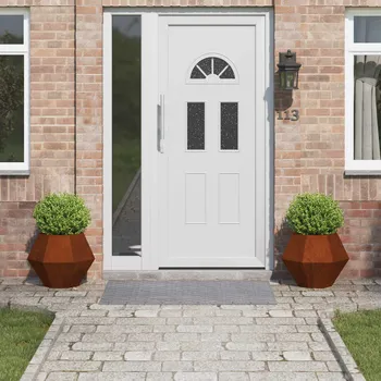 Truhlík Truhlík 2 pcs Rezavá 50 x 50 x 40 cm Povětrnostně odolná ocel