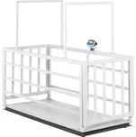 TEM Váhy pro zvířata - cejchovaná - 500 g (0–1 500 kg) / 1 kg (1 500–3 000 kg) - vhodná pro zvířata - s mřížkou - LCD AEK+C110X2403000-4LC-CHK