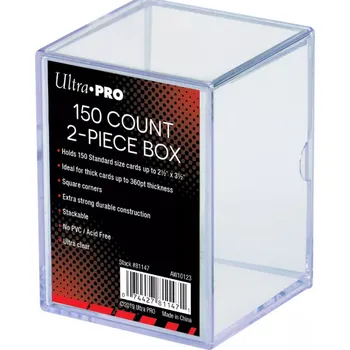 Příslušenství ke karetním hrám Ultra PRO Průhledná krabička na karty s pantem